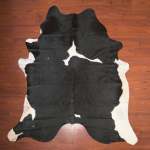 Aa Grade Cow Hide 344 Black white XL - Extra Large Black white Panelled