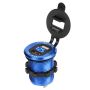 Dual USB Cigarette Lighter Adapter 12-24V LED Voltmeter For Motorcycle
