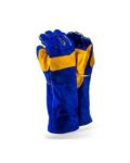 Pioneer Leather Blue Lined Double Palm - Blue yellow