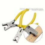 Versatile Hole Punching Pliers - 2MM Precision For Watches Belts Shoelaces & Sandals - Durable Carbon Steel Craft Tool