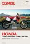 Clymer Honda CR250 1988-1991 - Cr Paperback 3RD Ed.