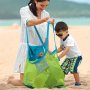 Mesh Beach Bag And Handbag Backpack Toy Storage Bag Beach Toy Toy Market Grocery Store Picnic Handbag Christmas Halloween Gift