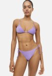 Tie Tanga Bikini Bottoms - Purple