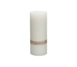 Plain Pillar Candle Off - White 7X17CM