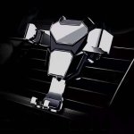 Universal Metal Gravity Car Phone Holder Grey