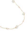 Goldair Gold Plated Pearl Alternating Necklace