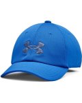 Boys' Ua Blitzing Adjustable Hat - Blue Circuit Osfm