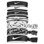 Nike Mixed Hairbands 9 Pack Black /white Osfm