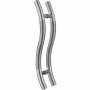 S" Shaped Stainless Steel Door Handles - Back-to-back Pull