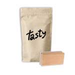 Shiny Wooden Hand Stamp 90X50MM