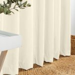 Bergen Taped Unlined Curtain - Cream - 270 X 250CM
