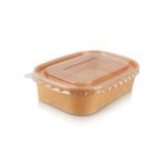 Kraft Rectangle Salad Bowl 750ML 10