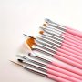 15PCS/SET Fine Detail Paint Brush Set - Miniature Paint Brush For Detailing & Art Painting - Watercolor/ Oil Painting Models Airplane Kits Nail Artist Supplies