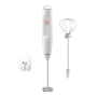 Milk Frother Mixer Rechargeable Handheld For Coffee With 2 Whisks - A