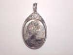 Mother Of Pearl Shell Cameo Pendant