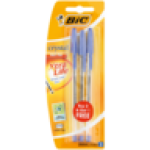 BIC Crystal Blue Blue Xtra Life Medium Ball Pen 2-PACK