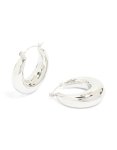 Waterproof Stainless Steel Chunky Huggie Earrings 2 Pack