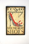 Shoes Wooden Plaque 68X46
