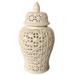 Crisscross Ginger Jar