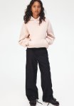 Wide Cargo Trousers - Black