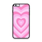Custom Printed Tpu Cases - Apple Iphone 6 Plus Apple Iphone 6S Plus & 39 Pink Heart& 39 By
