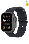 The Phone Premium S9 Android Ultra Smart Watch With 4G Sim & Video Calling Black