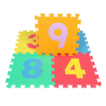 Eva Puzzle Foam Mat- Kids Exercise Mat Numbers - 10PIECES