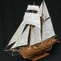 1 Set 1:100 Halcon Wood Sailboat Model Diy Kit Ship Assembly Decoration Gift Halloween Christmas Gift