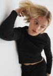 Long-sleeved Top - Black