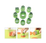 Zs - Fruit And Vegetable Cutter Set 9PCS