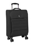 Getaway 4 Wheel Carry On Trolley Black