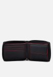 Cow Hammered Leather Wallet - Black