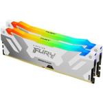 Kingston KF576C38RWAK2-32 Fury Renegade Rgb 32GB Kit 2 X 16GB DDR5 Dram 7600MHZ CL38 1.45V White Memory