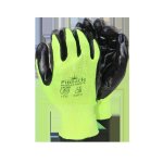 Retail Pack Proflex Smooth Palm Nitrile Coated Glove Lime