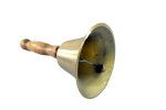 Bells Brass Wooden Handle 10.5CM