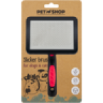 Black & Red Slicker Pet Brush