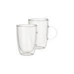 Barista 100ML Double Wall Caf Espresso Coffee Mug Glass 2PC