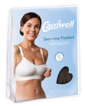 Carriwell Seamless Padded Nursing Bra - Black