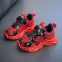 Boy's Trendy Chunky Shoes Comfy Non Slip Casual Hook & Loop Fastener Sneakers For Kids Outdoor Activities