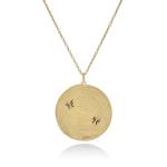 Infinity Butterlfy Necklace - 18KT Yellow Gold Vermeil