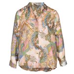 Paisley Print Long Shirt - Multi L