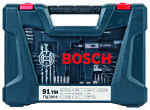91-PIECE V-blue Line Ium Set Drilling & Screwdriving