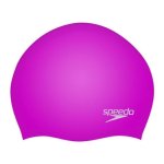 Speedo Plain Moulded Silicone Swim Cap Divawhite