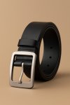 Mens Casual Premium Leather Classic Jeans Formal Belt With Prong Buckle 35MM X 1250MM