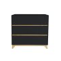 Fihlo Compact Chest Of Drawers - Black