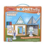 Melissa Magnetivity Magnetic Building Play Set - Draw & Build House