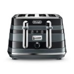 De'Longhi Avvolta Class 4-SLICE Toaster Black CTAC4003.BK