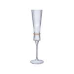 Tapered Ribbed Champagne Flute