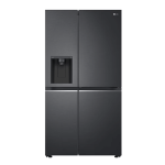 LG 617L Door-in-door Non Plumbed Side By Side Fridge With Uvnano™ Ice & Water Dispenser In Black Finish – GC-J257SQ2W