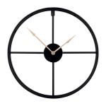 40CM Quin Black Metal Clock